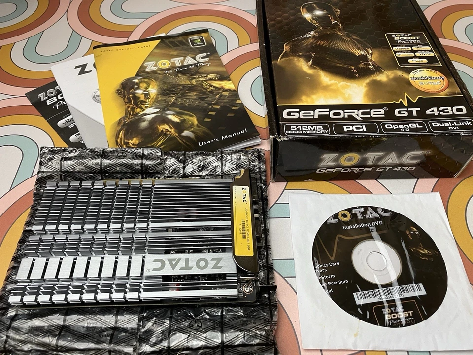 Zotac NVIDIA GeForce GT430, 512MB 64BIT DDR3, PCI Graphics Card. (ZT-40605) - Image 1 of 4