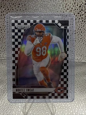 2024 Panini Prizm - Montez Sweat #50 Black & White Checker Prizm - Image 1 of 2