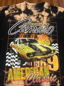 Chemistry Chevrolet Camaro 1969 American Classic Size XXL T-Shirt Tie Dye - Picture 1 of 4