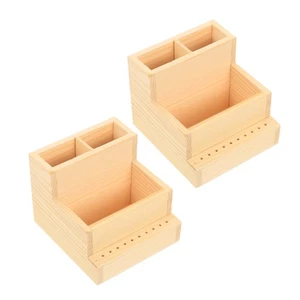 Soporte organizador de 2 piezas de cabezales de pulido de manicura broca de uñas - Imagen 1 de 12