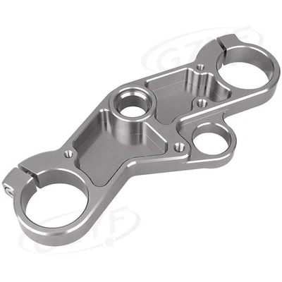 Abrazadera superior delantera superior gris de extremo de árbol triple para Suzuki GSXR600 750 GSXR1000 Foto 1 de 4