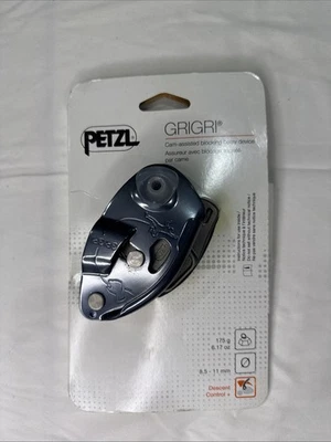 Dispositivo de Aseguramiento Petzl GriGri con Cámara Asistida Bloqueo Plateado - Nuevo con Etiquetas Foto 1 de 4