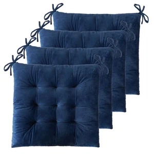 4 Pack Chair Cushions for Dining Chairs Chair Pads Cushion for Kitchen Office... - Picture 1 of 8