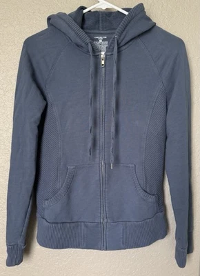 Women's Jones New York Blue Full Zip Sweatshirt Hoodie Sweatshirt Size M - Image 1 of 3