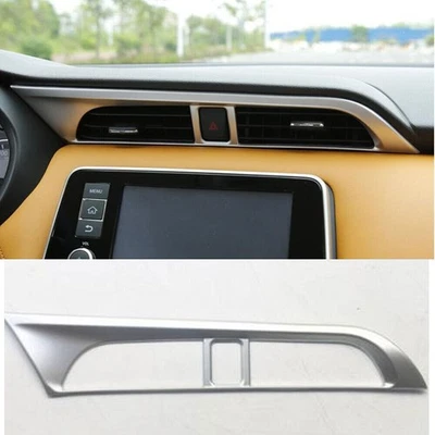 For Nissan Kicks 2018-24 Matt Silver Inner Console Air Outlet Vent Cover Trim 1P Foto 1 de 4
