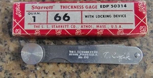 🗽 VINTAGE STARRETT EDP 50314 NO.66 MACHINIST/ TOOLMAKER - Bild 1 von 5