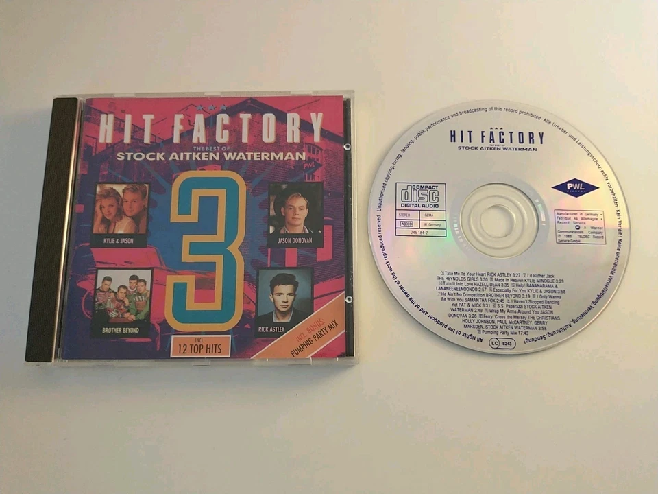 Hit Factory 3 The Best Of Stock Aitken Waterman CD 1989 PWL Near mint - Bild 1 von 4