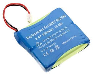 Akumulator 2,4V do telefonów DECT Audioline BT Switel Medion T-Mobile | 600mAh | wymieniony - Zdjęcie 1 z 1