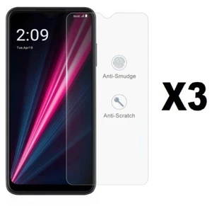 3 Pack Anti Scratch Tempered Glass Screen Protector for T-Mobile Revvl 6 Pro 5G - Picture 1 of 1