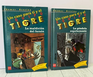 Equipo Tigre 2 Spanish Language Books La Maldicion & La Gondola Children Mystery - Foto 1 di 7