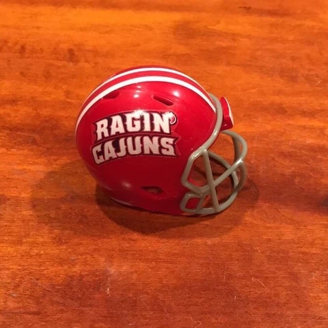 Louisiana Lafayette Ragin Cajuns custom pocket pro helmet Sun Belt Cover