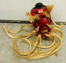 VINTAGE Hand Made Japanese Mask Tengu Noh Long Nose Devil Kabuki circa 1960 RARE