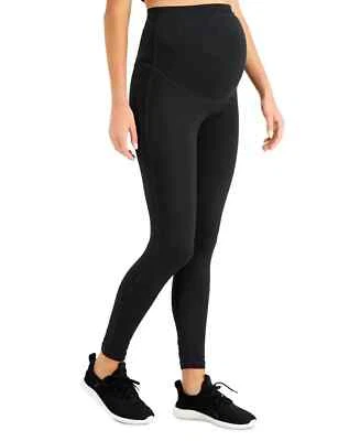 NWT! ID IDEOLOGY Women's Sz S High Waist Maternity Stretch Leggings Black - Image 1 of 4
