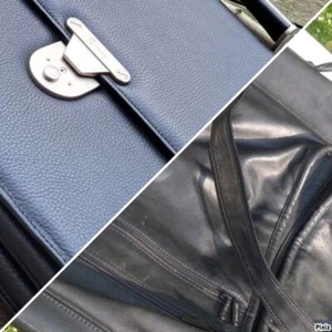 CONJUNTO DE VIAJE PREMIUM: Bolsa de traje / Bolsa de ropa con maletín de cuero OFERMAN TOP - Imagen 1 de 20