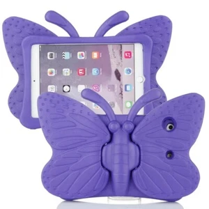 Butterfly Kids EVA Stand Case Cover For iPad 6/7/8/9/10/11th Gen Pro 11 Air 4 5 - Picture 1 of 29