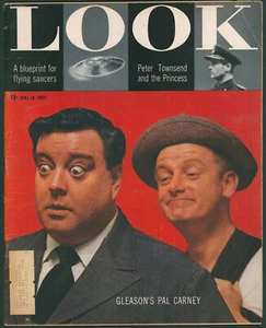 LOOK Magazine June 14, 1955 Jackie Gleason ~Art Carney ~Flying Saucers~1950s - Picture 1 of 5