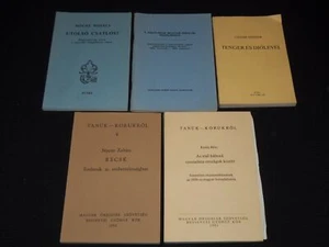1981-1985 HUNGARIAN LITERATURE BOOKS LOT OF 5 - SOFTCOVER - O 2596J - Imagen 1 de 6