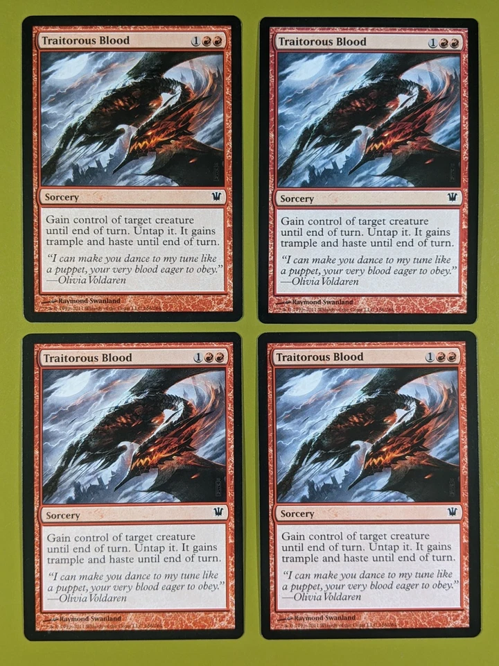 Traitorous Blood x4 Innistrad 4x Playset Magic the Gathering MTG - Image 1 of 1