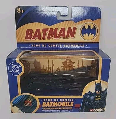 Corgi Batman DC Comics 2000 Batmobile BMBV1 1:43 Die Cast 2004 WB 77302 - Image 1 of 4