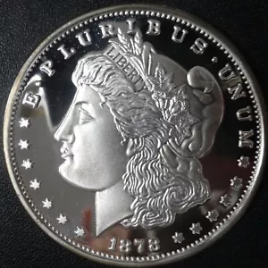 # 28 E.PLURIBUS UNUN 1878 TW0 ounce 999 Free Shipping & Tracking - Picture 1 of 2