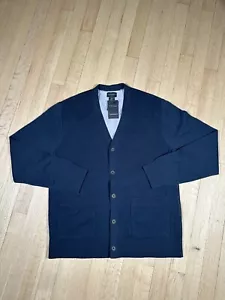 Club Monaco Cardigan Blue M 100% Cotton Brand New With Tags - Picture 1 of 5