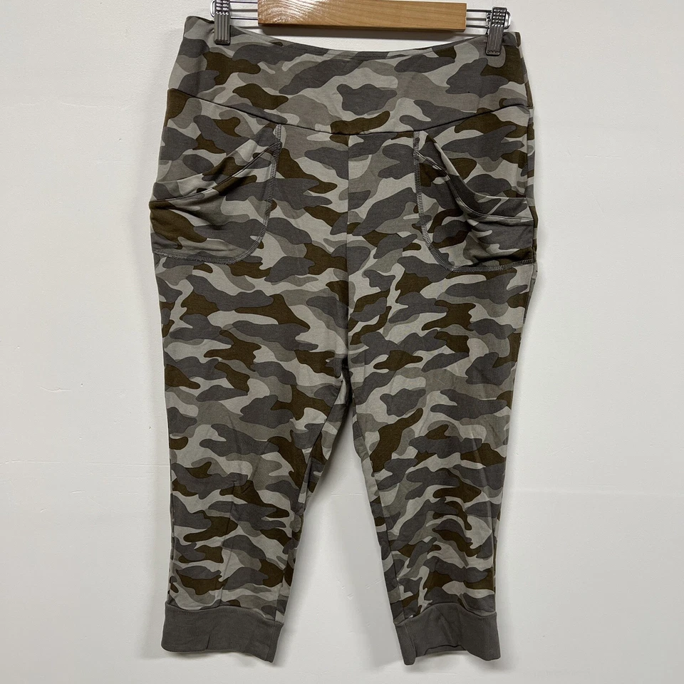 Pantalones Camuflados Logo Lounge para Mujer Talla S Verde Marrón Capri Joggers Informales Ropa de Salón Foto 1 de 4