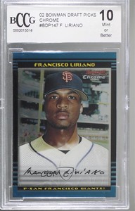 2002 Bowman Chrome Draft Picks & Prospects Francisco Liriano #BDP147 BCCG Mint