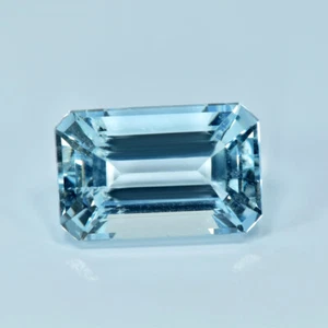 6.06Ct Phenomenal Blue Color Unheated Aquamarine Loose Gemstone - Picture 1 of 1