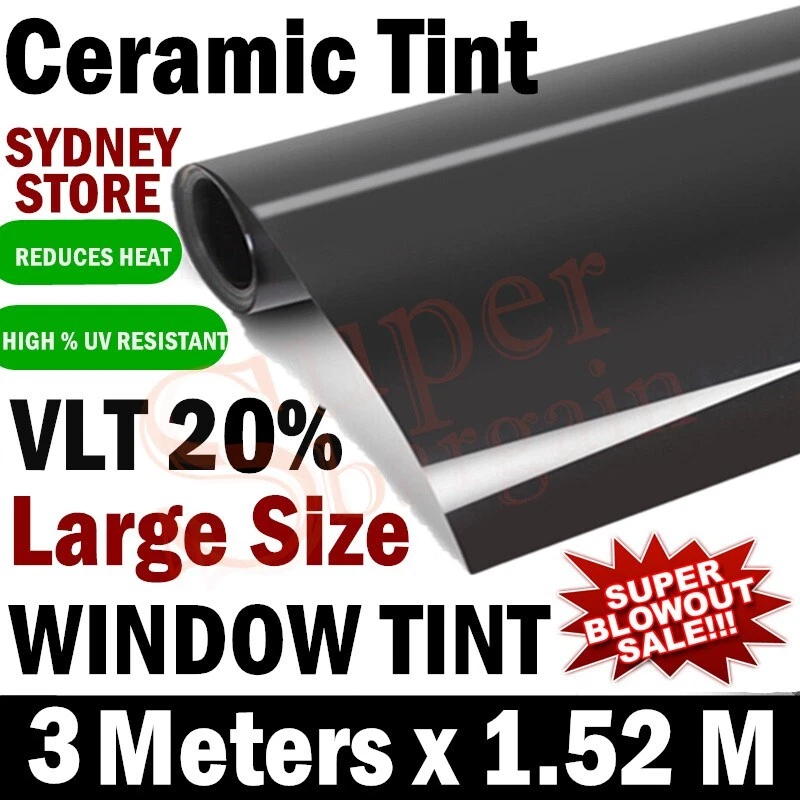 3Meter x 1.52Meter Nano Ceramic 20% VLT Car Window Tint Film Home Window Tinting - image 1 of 4