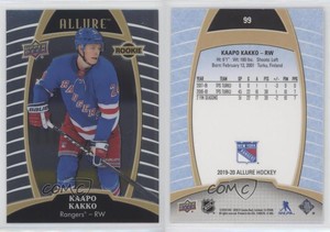 2019-20 Upper Deck Allure Rookies Kaapo Kakko #99 Rookie RC