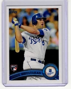 MIKE MOUSTAKAS 2011 TOPPS TRADED MLB BASEBALL ROOKIE CARD #US192 ROYALS NICE! - Picture 1 of 2