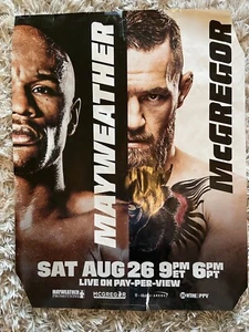 Floyd Mayweather vs Conor Mcgregor Full Size Poster TMT UFC Boxing Fight Money - Picture 1 of 8