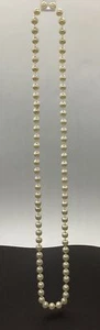 14” Faux Pearl Slip On Necklace - Picture 1 of 5