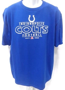 Indianapolis Colts Football Short Sleeve Shirt Royal Blue - Picture 1 of 1