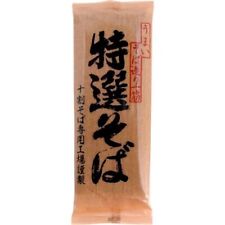 Japanese Juwari 100% Pure Buckwheat Soba Noodle 日本産特選そば 十割 200g Tsuyu Foods Wafu
