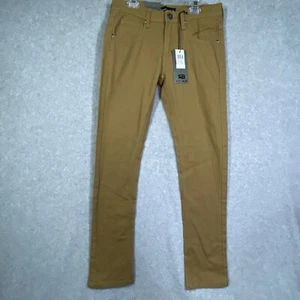 Royal Blue Mens Jeans 31x30 Khaki Super Skinny Tapered Stretch Preppy School NWT - Picture 1 of 10