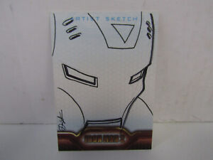 2010 Upper Deck Iron Man 2 War Machine Sketch Card 1/1