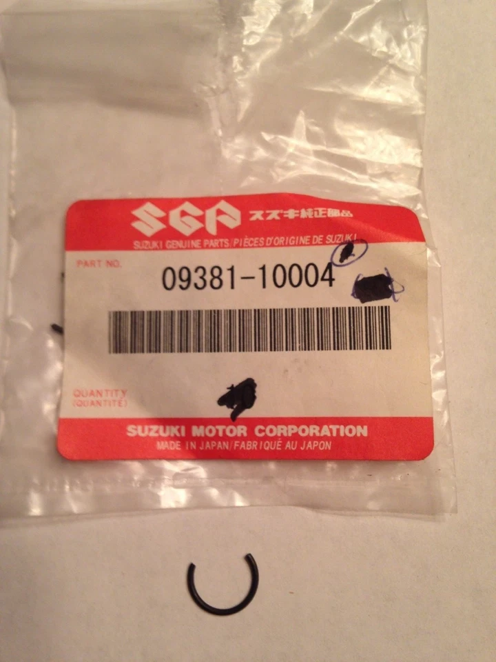 ANILLO SUZUKI, SNAP QUADRUNNER, QUADSPORT, ANTIGUO 09381-10004 ¡NUEVO! Foto 1 de 1