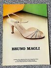 Rare Collectable Vintage 1981 Vogue Magazine Advert Picture Bruno Magli Ad 80's