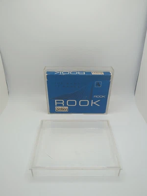 VINTAGE  1964 Blue ROOK Card Game, Rule Book & Clear Case, Parker Brothers - USA - Image 1 of 4