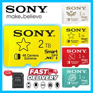 Micro SD/TF Card 2TB 1TB XC Class 10 UHS-I TF Smart Memory Card 100-150Mbp/s - Picture 1 of 15