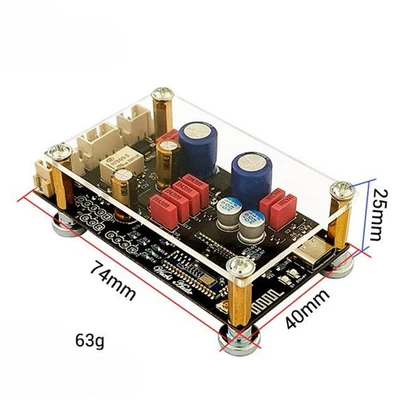 BT5.1 HiFi Digital Decoder Board Bluetooth Empfänger Modul PCM5102A für APTX-HD - Bild 1 von 4