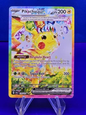 2024 Pokemon Pikachu ex TCG 238/191 Sv08 SIR Surging Sparks - Image 1 of 4
