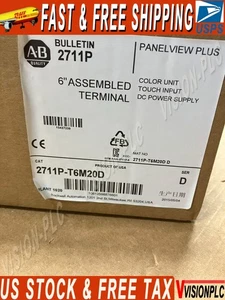 AB 2711P-T6M20D Touchpad Touch Screen PanelView Plus 600 2711P-T6M20D 1 pz - Foto 1 di 3