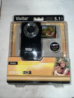 Vivitar DVR 426HD Camcorder -  Black SEALED - Image 1 of 4