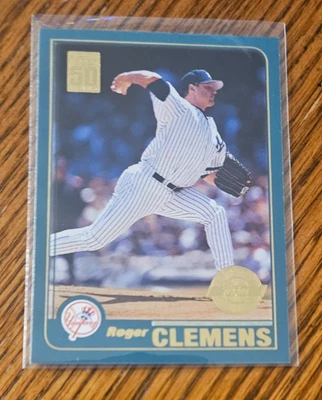 罗杰·克莱门斯 - 2001 年 Topps Home Team Advantage 邮票 170 号 - 纽约洋基队 — 第 1/2 张图片