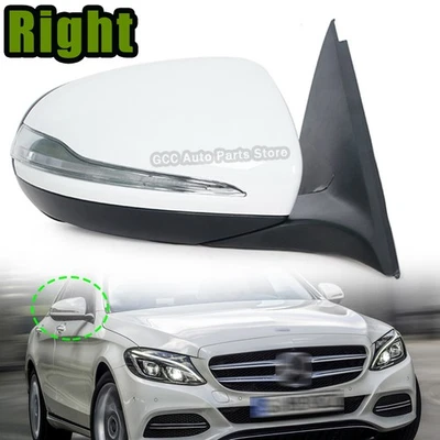 Right For Mercedes Benz W205 C Class C260 2014-2018 RearView Mirror Assembly - Image 1 of 4