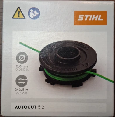 NEW OEM STIHL AUTO CUT 5-2 10-2 11-2 SPOOL W/STRING 4004 713 3000 BEST PRICE SD1 - Image 1 of 4