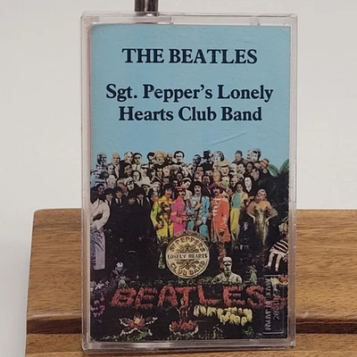 The Beatles Sgt. Pepper's Lonely Hearts Club Band Cassette Tape EMI Foto 1 de 4