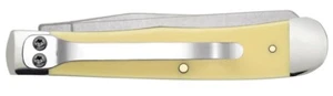 CASE YELLOW SYNTHETIC SMOOTH TRAPPER WITH CLIP CA81091 2024 NEW USA MADE - Picture 1 of 3